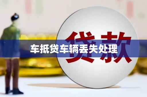 望花车抵贷车辆丢失处理